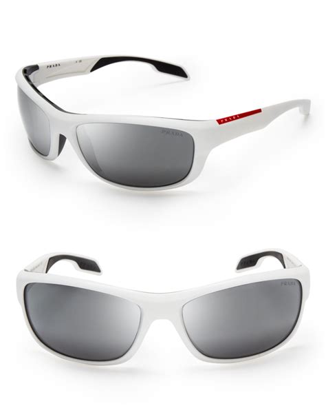 prada sunglases white|prada white sunglasses men.